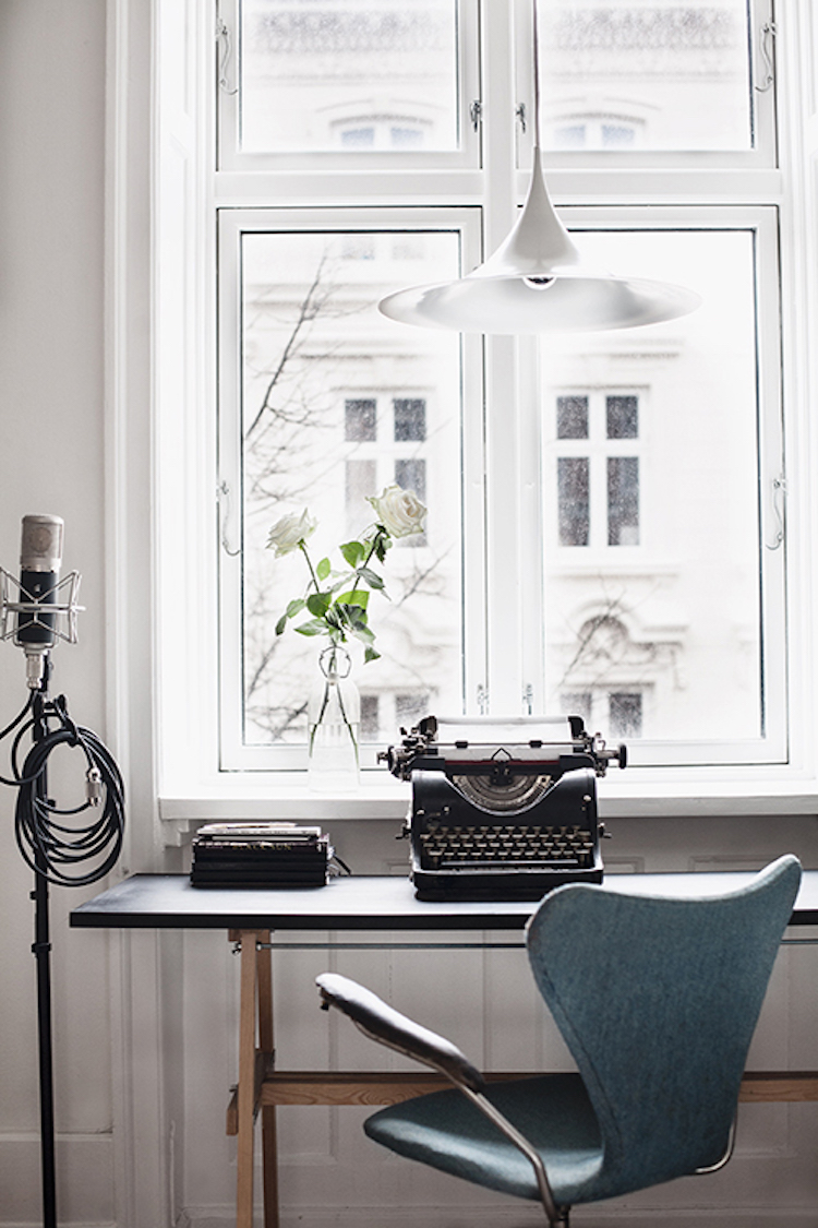 A Pared Back Copenhagen Home With a Hint of Rock 'n Roll!