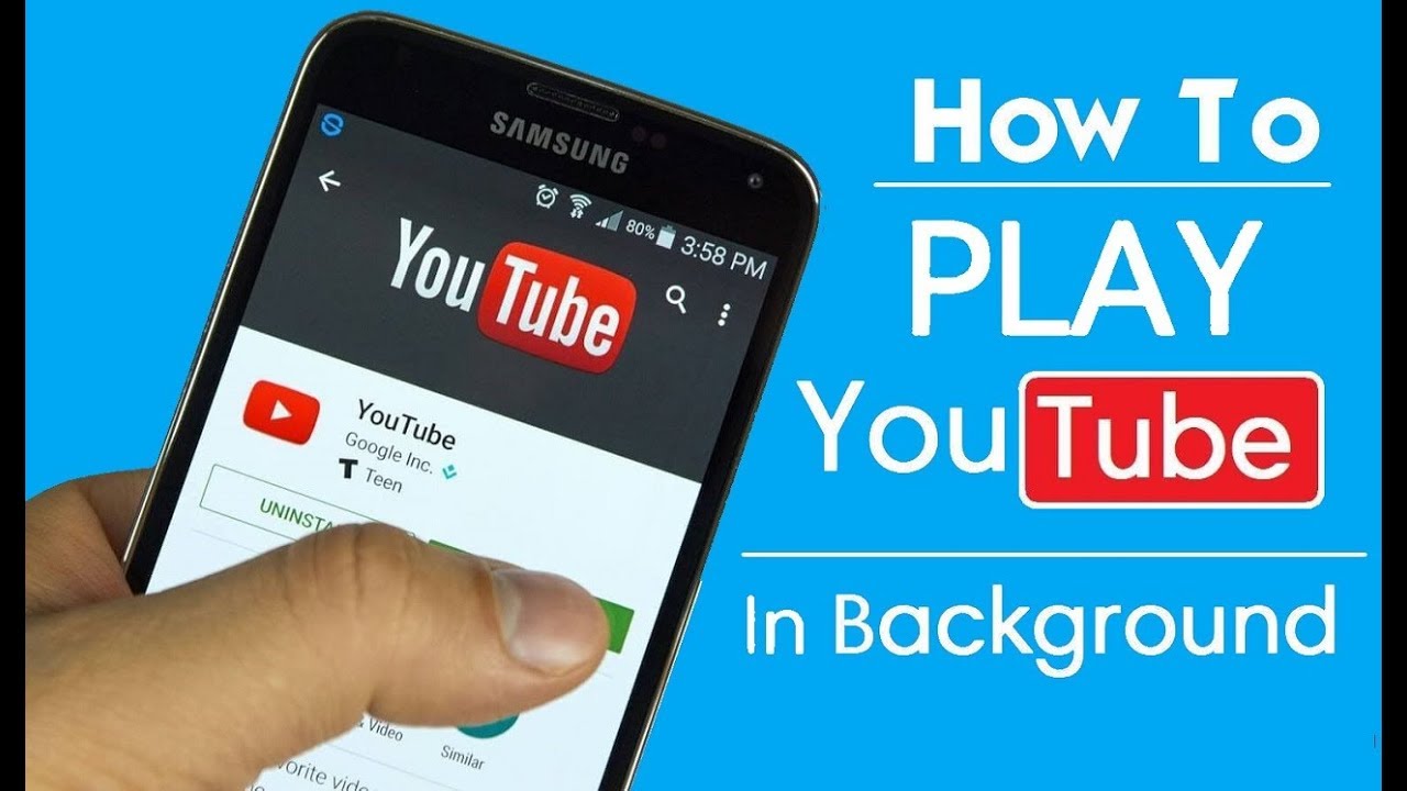how to listen to YouTube in Background