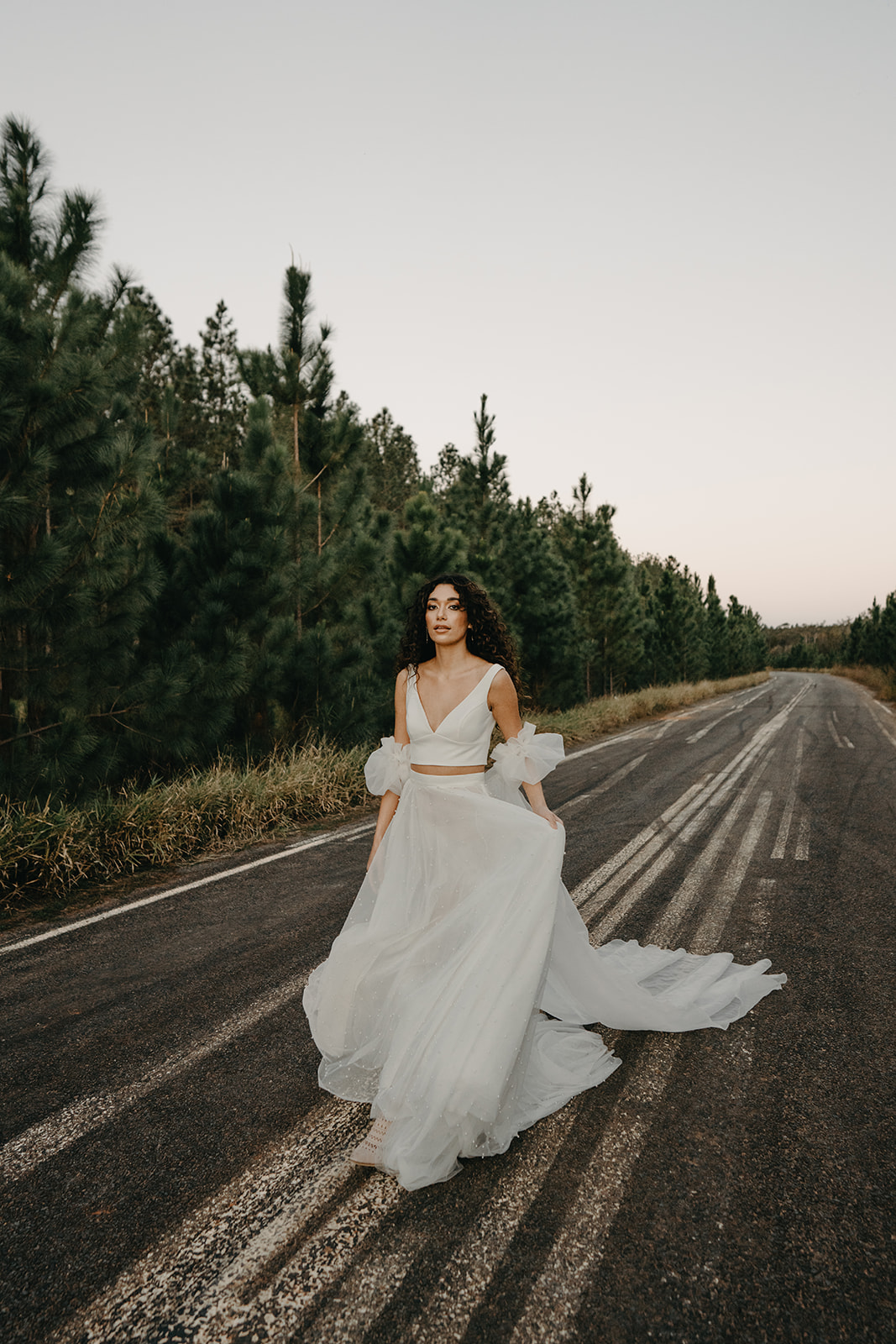on the aisle blog | indie bride style sunshine coast qld angela cannavo photography karen willis holmes skirt alternative bridal bouquet florals