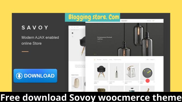 Savoy – Minimalist AJAX WooCommerce Theme Free