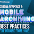 Corona Response and Mobile Archiving Best Practices for Working from Home #infographic