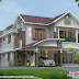 4 bedroom mixed roof Kerala house design