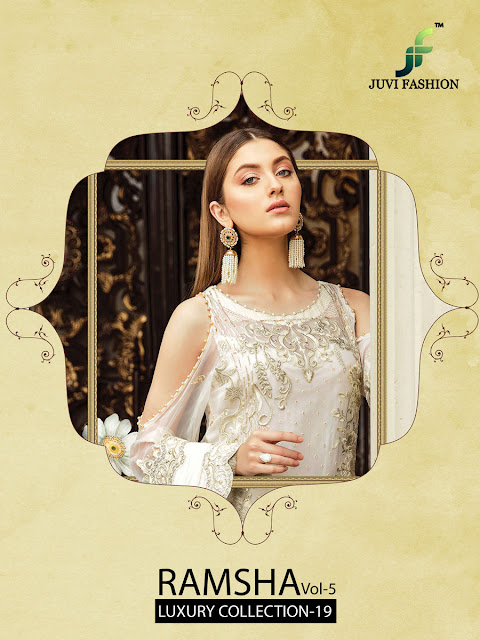 Juvi Fashion Ramsha vol 5 Pakistani Suits catalog wholesaler