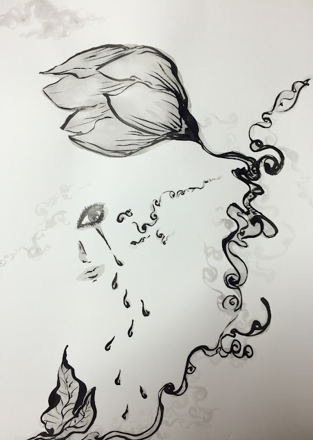 泪で花が咲くものか / Flower is not bloom in your tears.