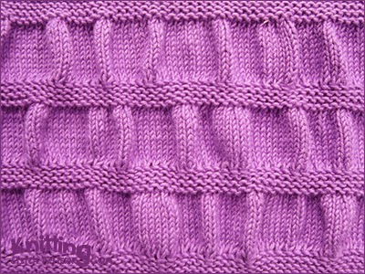 Ruching - Garter Stitch Stripe. Easy to follow and easy to remember. The pattern is so fun to come up with unique combinations of yarn and color.