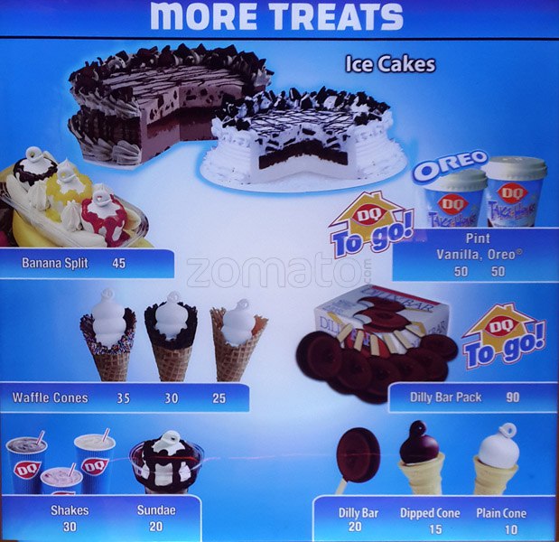 Harga Menu Dairy Queen Saat Ini 2017