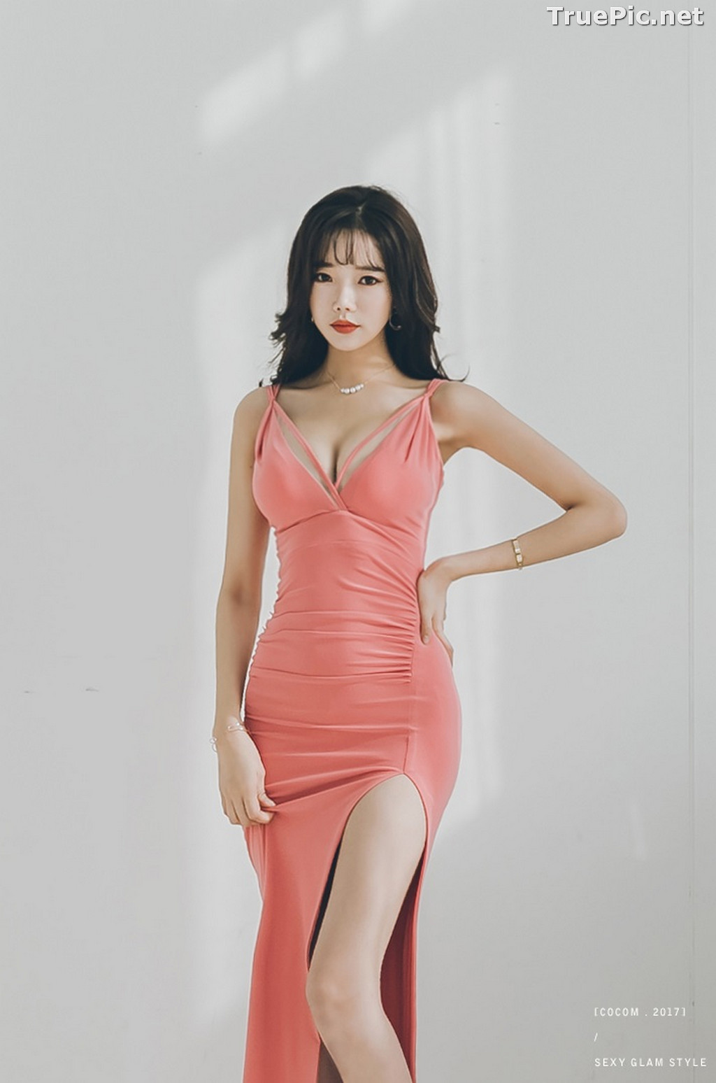 Image Korean Fashion Model - Kang Eun Wook - Slim Fit Bodycon Dress - TruePic.net - Picture-22