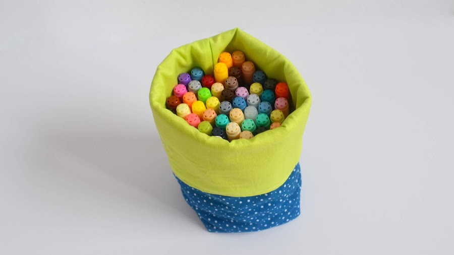 tutorial cestas de tela