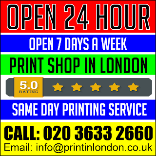 Printing Service In Westminister Station 24 Hour Printing London