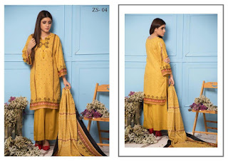 Original lawn Pakistani Suits | Z.S textile Rang reza lawn vol 3