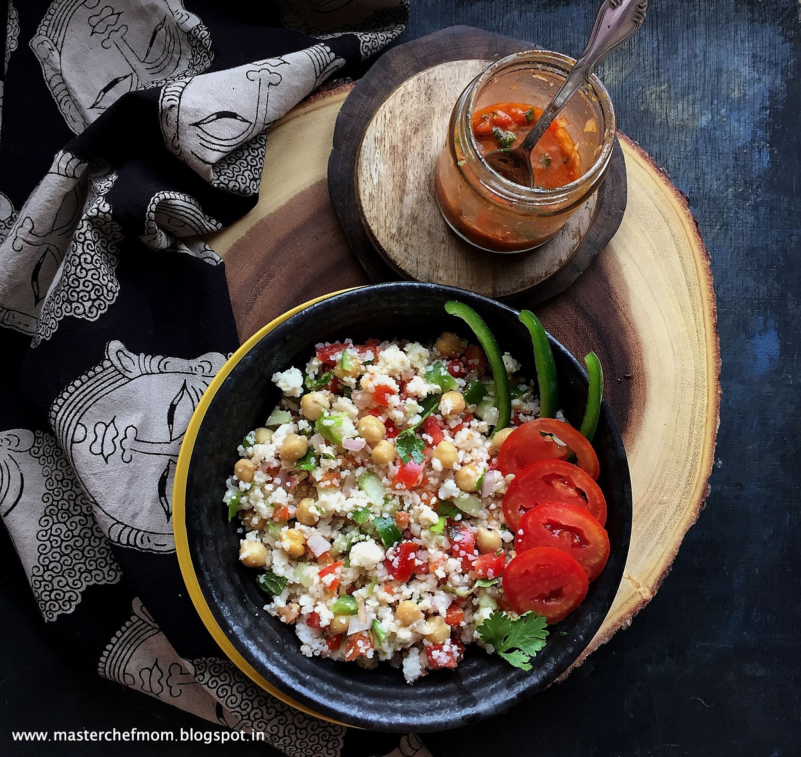 MASTERCHEFMOM Samai Salad Recipe Indian Style Little Millet Salad