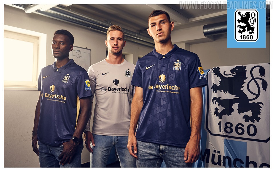 1860 München 21-22 Away & Third Kits Revealed - Footy Headlines