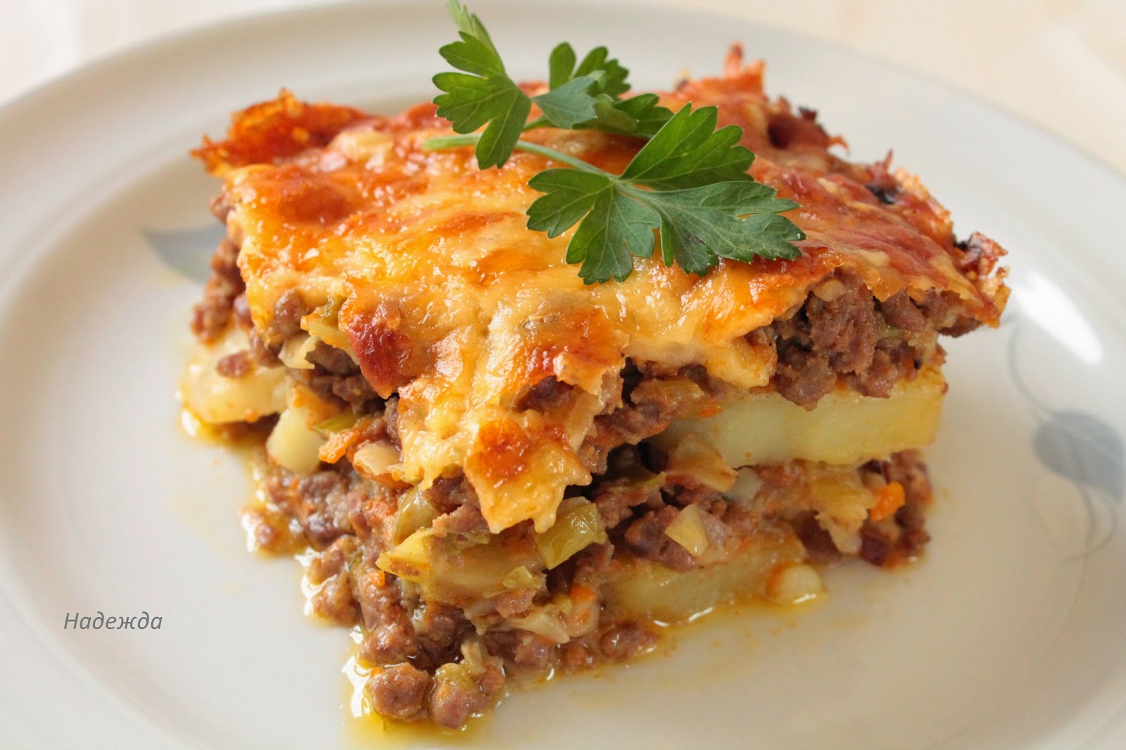 Запеканка картофельная с трепангами
