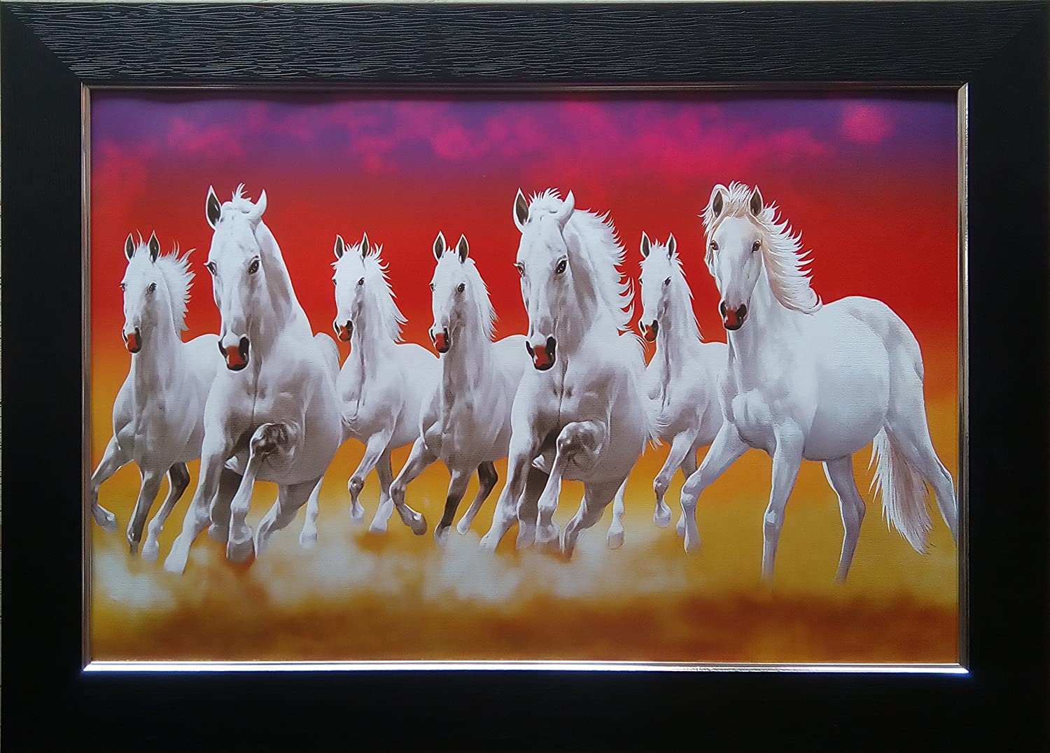 Лошадка на 7. Семь белых лошадей. Картина лошади. Лошадь масляными красками. Стая белых коней.