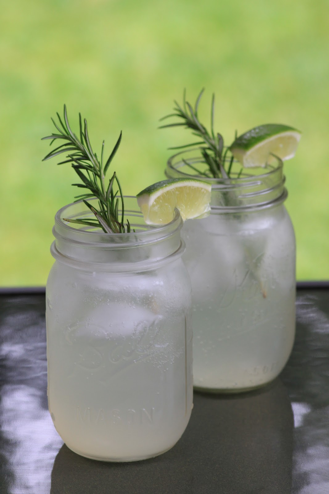Beauties and the Feast Thirsty Thursday Sparkling Rosemary Lime Cocktail