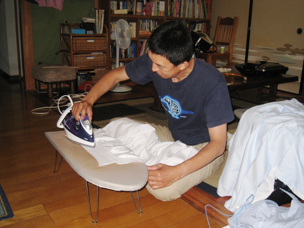 Life in Rural Japan Ironing in Japan
