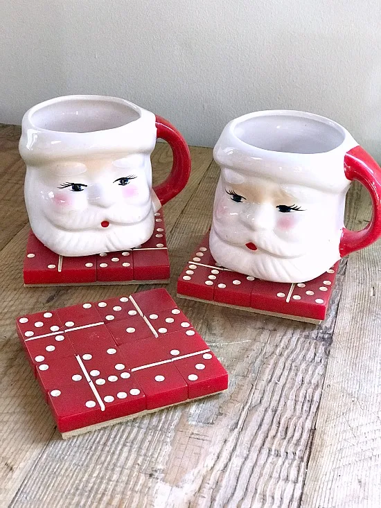 Easy and inexpensive coasters to make for holiday gifts