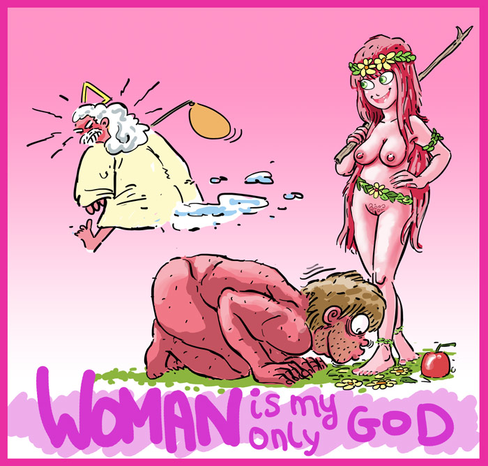 FEMDOM ART -Woman Is My Only God