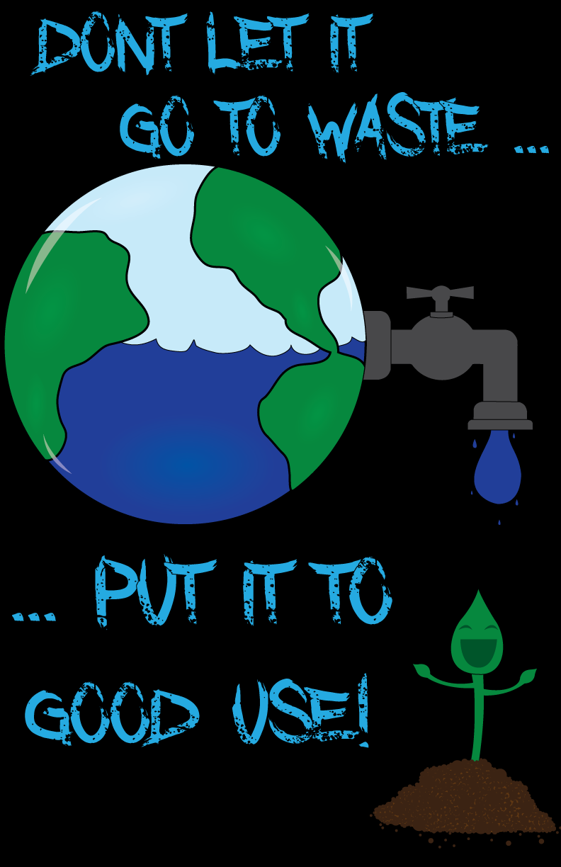 Poster Save Water – Penggambar
