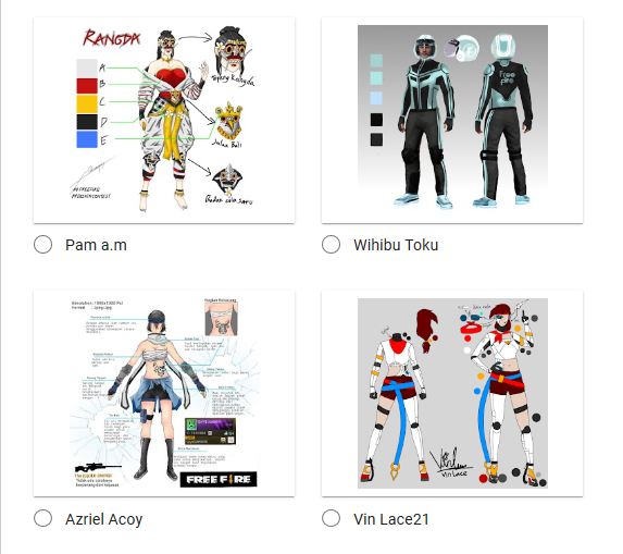 Vote Desain Ff Amp Tentukan Pemenang Free Fire Design Contest