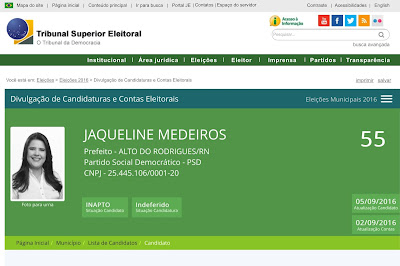 ALTO DO RODRIGUES – Jaqueline e Mê têm recursos negados pela Justiça Eleitoral