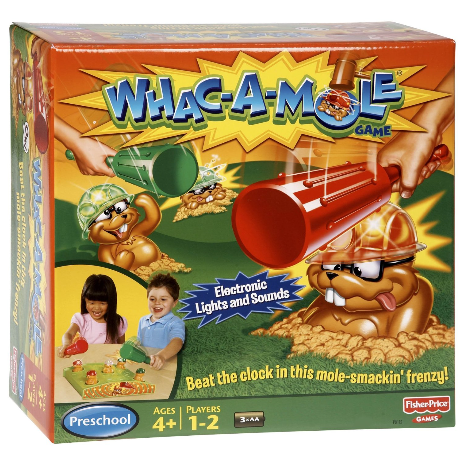 whack a mole electronic game