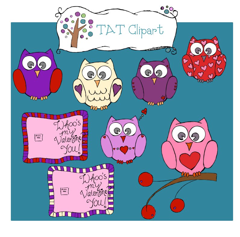 valentine owl clip art - photo #18