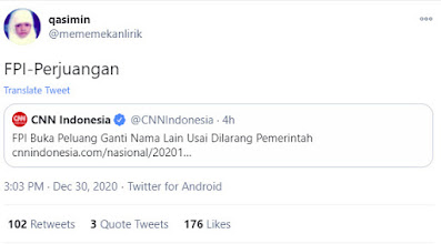 Dibubarkan, FPI ganti nama menjadi FPI Perjuangan