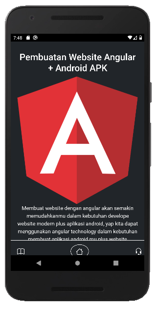 how to build android application using angular with source code free download gratis