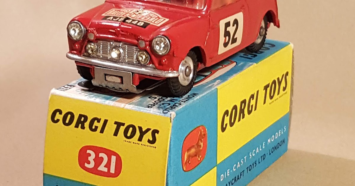 Boîte Reproduction Corgi Toys #321 Monte Carlo BMC Mini Cooper S + Feuillet - Réédition Pour Collectionneurs