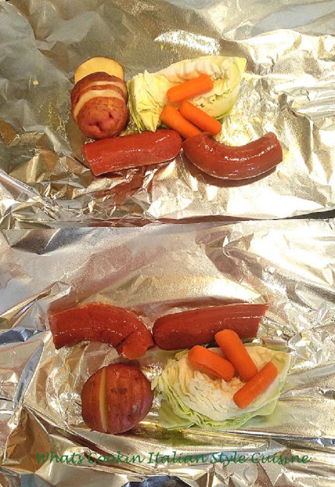 Hobo Dinner in Foil Packets What's Cookin' Italian Style Cuisine