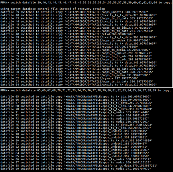 Davis Apps DBA Roll Forward a Standby database using Compressed backupset