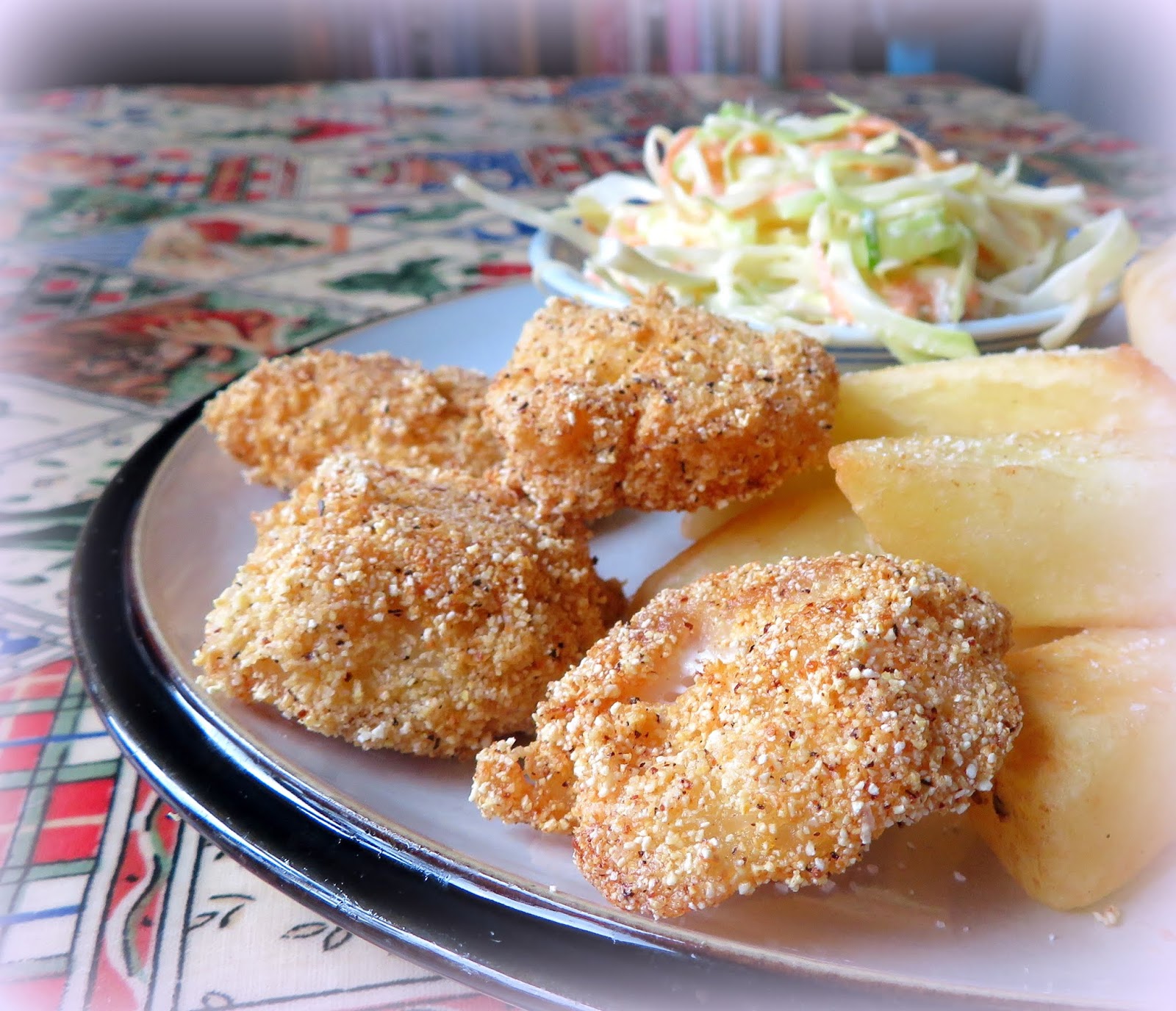 Cornmeal Crusted Cod Cheeks The English Kitchen