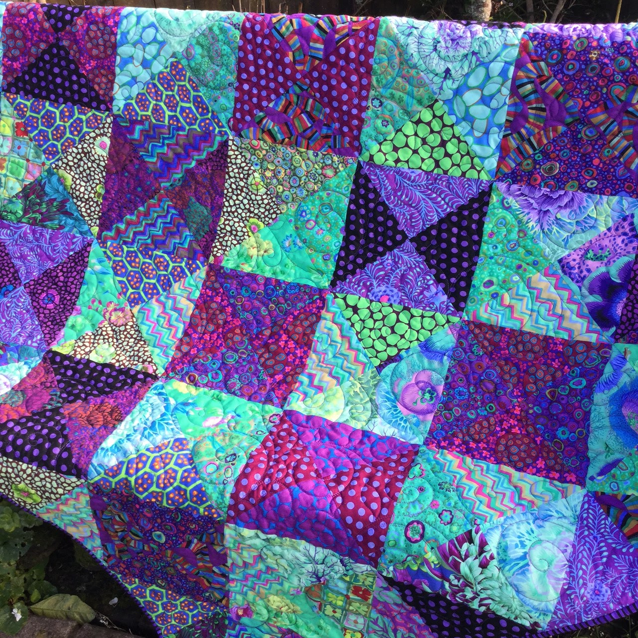 Wendy's Quilts and More Bloggers' Quilt Festival 2017 Tussie Mussie