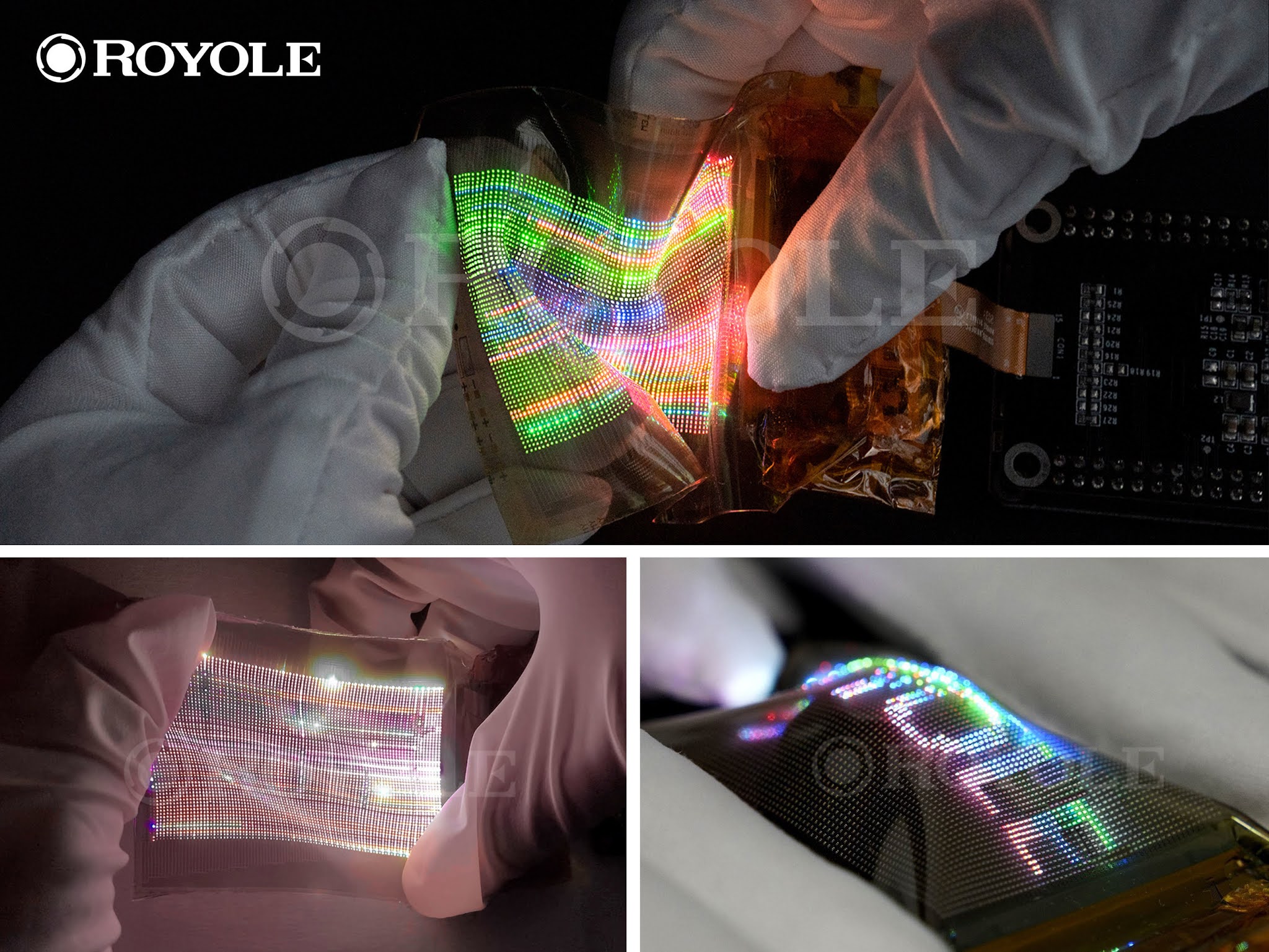 Royole introduces world's first micro-LED based stretchable display technology compatible with industrial manufacturing processes