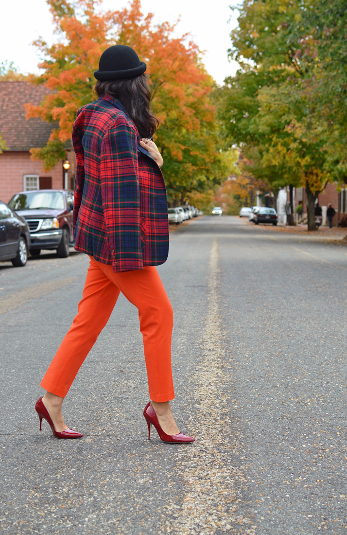 Orange Pants Street Style