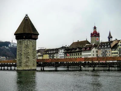 Things to do near Zurich in winter: spend the weekend in Lucerne Switzerland