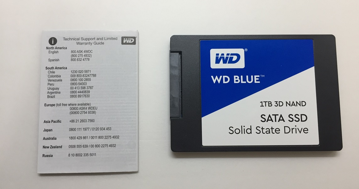 Western Digital Blue 3D NAND SATA SSD