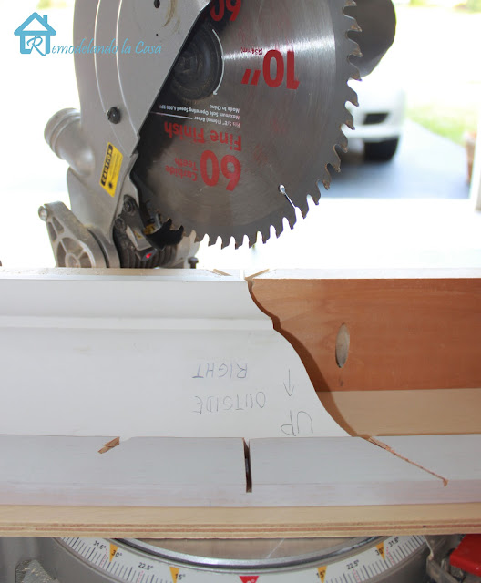 miter saw for cutting crown