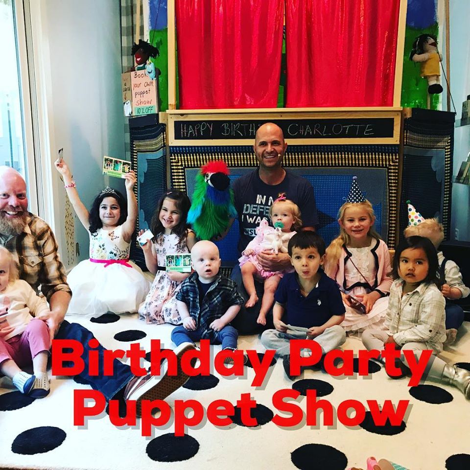 Why organize a puppet show at your kid’s birthday party?