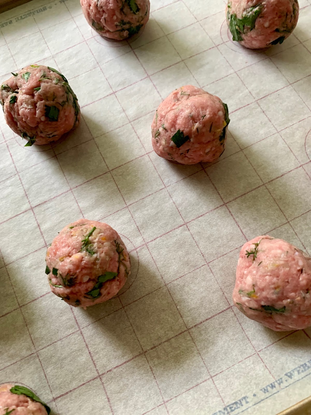 Lemon Dill Lamb Meatballs Coconut Lime