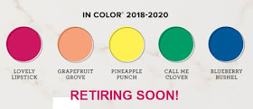 Stampin' Up! 2018-2020 In Colors -- Retiring Soon!! 