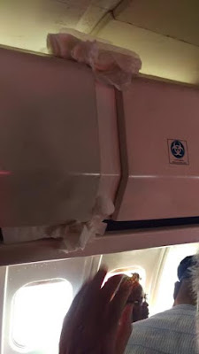10 Photos: 'Water dripping, abnormal noises' - Passenger on a flight from Abuja shares her experience