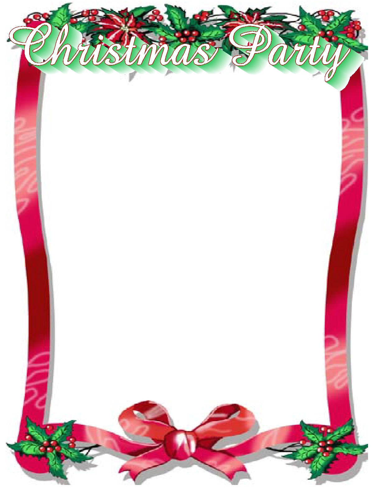 christmas flyer clipart - photo #4