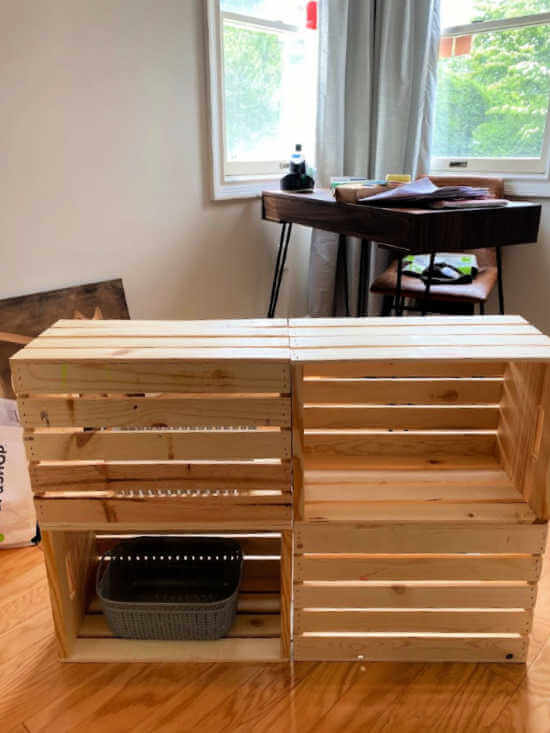 How to Build a Lemonade Stand from Crates