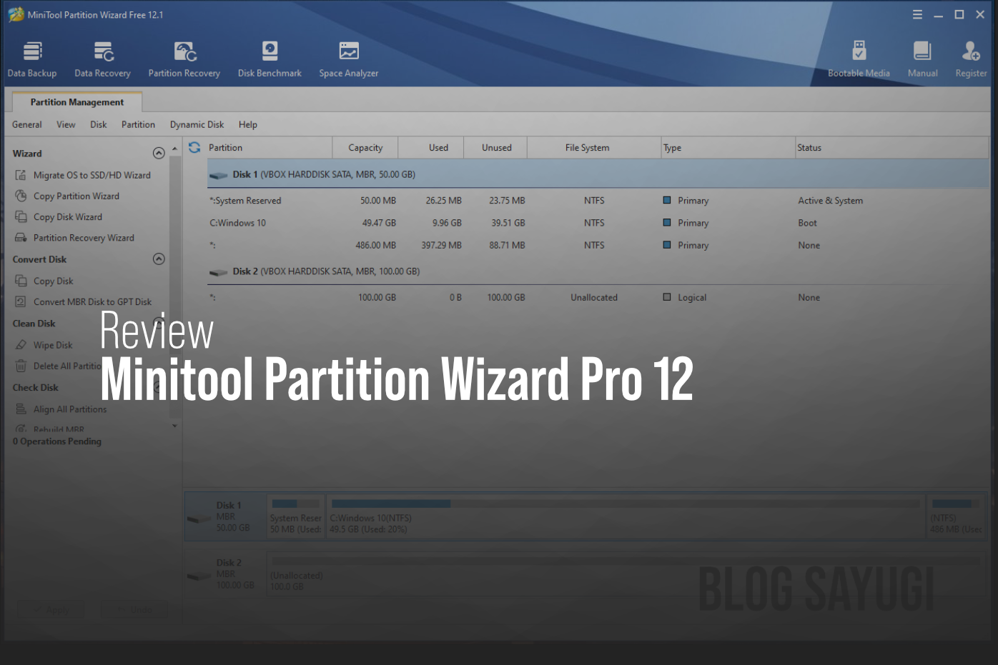 Review Minitool Partitions Wizard 12 Aplikasi Management Partisi