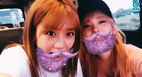 (아이즈원) 안유진 & 나코 브이앱 필터 모음