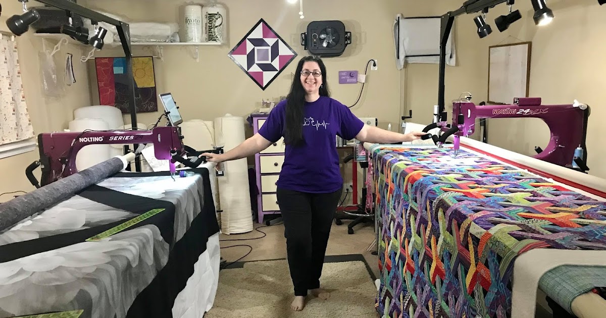 Ann's Quilt N' Stuff Custom HandGuided & Computerized Longarm Machine