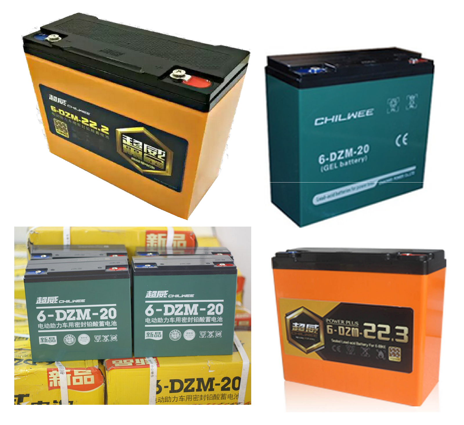Chilwee 6 DZM 20 e Bike Battery 12V 20Ah | Chilwee Battery