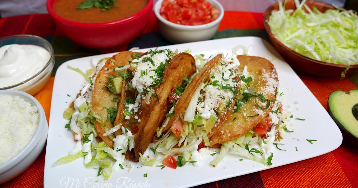 Tacos Dorados de Papa